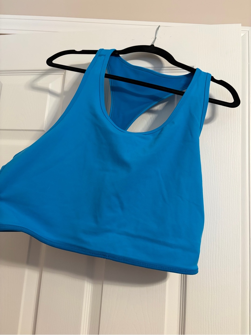 Mono B Bright Blue Racerback Sports Bra
